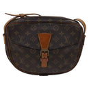 LOUIS VUITTON Monogram Jeune Fille GM Umhängetasche M51225 LV Auth BD1644-13