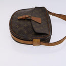 LOUIS VUITTON Monogram Jeune Fille GM Shoulder Bag M51225 LV Auth BD1644-3
