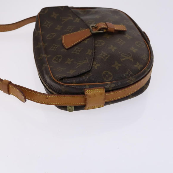 LOUIS VUITTON Monogram Jeune Fille GM Umhängetasche M51225 LV Auth BD1644