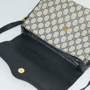 GUCCI GG Supreme Sherry Line Shoulder Bag PVC Navy Gold 904 02 084 Auth BD1652-10