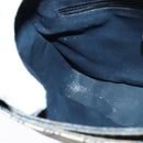 GUCCI GG Supreme Sherry Line Shoulder Bag PVC Navy Gold 904 02 084 Auth BD1652-20