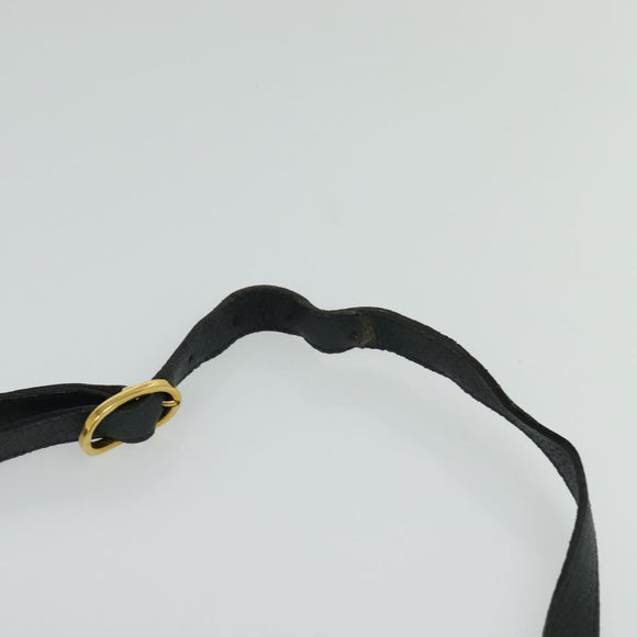 GUCCI GG Supreme Sherry Line Shoulder Bag PVC Navy Gold 904 02 084 Auth BD1652