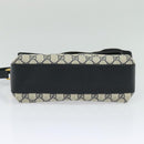 GUCCI GG Supreme Sherry Line Shoulder Bag PVC Navy Gold 904 02 084 Auth BD1652-5