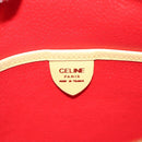 CELINE Shoulder Bag Leather Gold Yellow Auth BD1655-18