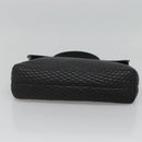 BALLY Hand Bag Leather Black Gold Auth BD1660-5