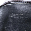 Christian Dior Trotter Canvas Shoulder Bag Navy Gold Auth BD167-11