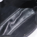 Christian Dior Trotter Canvas Shoulder Bag Navy Gold Auth BD167-12