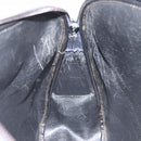 Christian Dior Trotter Canvas Shoulder Bag Navy Gold Auth BD167-18