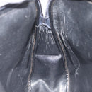 Christian Dior Trotter Canvas Shoulder Bag Navy Gold Auth BD167-19