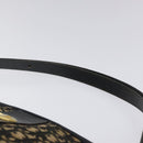 Christian Dior Trotter Canvas Shoulder Bag Navy Gold Auth BD167-8