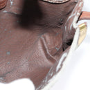 Burberrys Nova Check Shoulder Bag PVC Beige Brown gold Auth BD1678-18