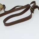 Burberrys Nova Check Shoulder Bag PVC Beige Brown gold Auth BD1678-7