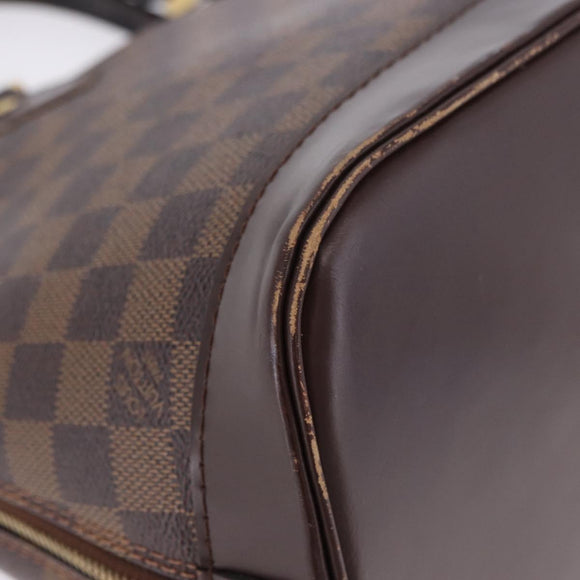 LOUIS VUITTON Damier Ebene Alma Hand Bag N51131 LV Auth BD1687