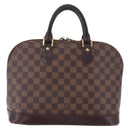 LOUIS VUITTON Damier Ebene Alma Hand Bag N51131 LV Auth BD1687-13