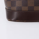 LOUIS VUITTON Damier Ebene Alma Hand Bag N51131 LV Auth BD1687-3