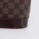 LOUIS VUITTON Damier Ebene Alma Hand Bag N51131 LV Auth BD1687-4