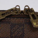 LOUIS VUITTON Damier Ebene Alma Hand Bag N51131 LV Auth BD1687-6