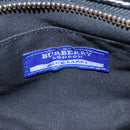 BURBERRY Nova Check Blue Label Shoulder Bag Canvas Black Auth BD170-18