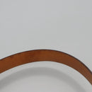 CELINE Macadam Canvas Hand Bag PVC Leather Brown Gold Auth BD171-8