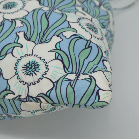 PRADA purse Pouch cotton Blue Auth BD1714