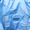 PRADA purse Pouch cotton Blue Auth BD1714-14