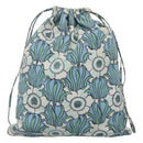 PRADA purse Pouch cotton Blue Auth BD1714-2