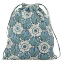 PRADA purse Pouch cotton Blue Auth BD1714-3