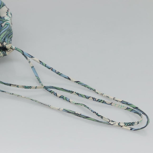 PRADA purse Pouch cotton Blue Auth BD1714