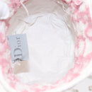 Christian Dior Trotter Canvas Pouch Pile Pink Auth BD1717-10