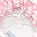 Christian Dior Trotter Canvas Pouch Pile Pink Auth BD1717-11