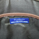 BURBERRY Nova Check Blue Label Shoulder Bag Canvas Beige Auth BD1720-9