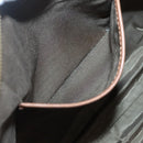 BURBERRY Nova Check Blue Label Shoulder Bag Canvas Beige Auth BD1720-11