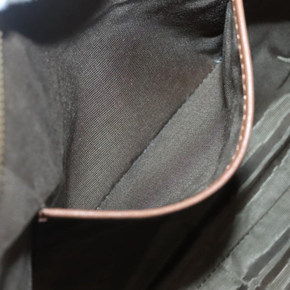 BURBERRY Nova Check Blue Label Shoulder Bag Canvas Beige Auth BD1720