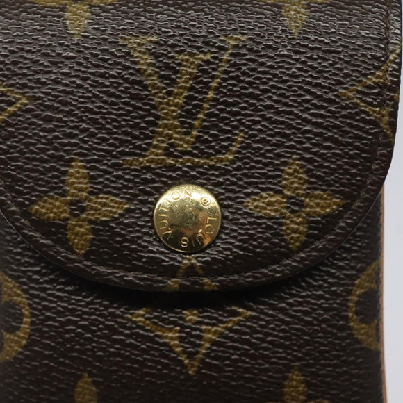 LOUIS VUITTON Monogram EtuiTelephonne MM Cell Phone Case M66546 LV Auth BD1724