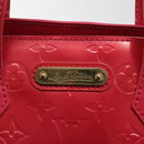 LOUIS VUITTON Monogram Vernis Wilshire PM Hand Bag Rose Pop M93643 Auth BD1729-17