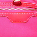 LOUIS VUITTON Monogram Vernis Wilshire PM Hand Bag Rose Pop M93643 Auth BD1729-18