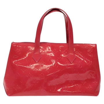 LOUIS VUITTON Monogram Vernis Wilshire PM Hand Bag Rose Pop M93643 Auth BD1729 - 0