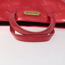 LOUIS VUITTON Monogram Vernis Wilshire PM Hand Bag Rose Pop M93643 Auth BD1729-7