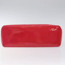 LOUIS VUITTON Monogram Vernis Wilshire PM Hand Bag Rose Pop M93643 Auth BD1729-5