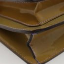 LOUIS VUITTON Monogram Vernis Monceau BB Bag 2way Veil Olive M91578 Auth BD1730-17