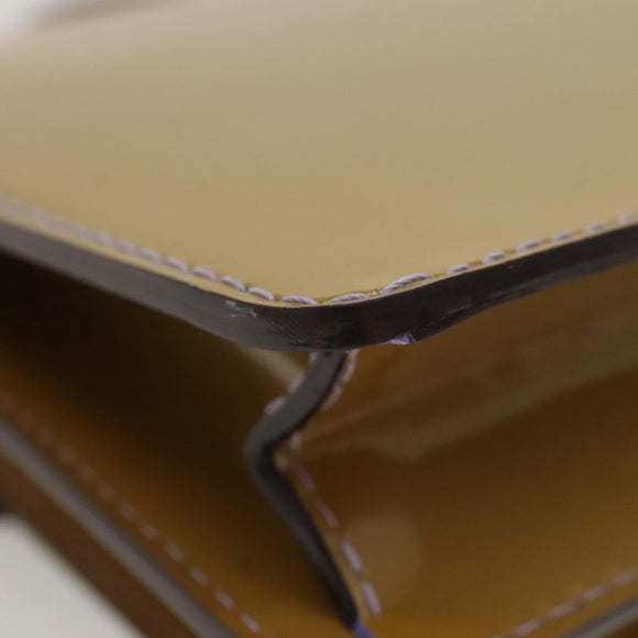 LOUIS VUITTON Monogram Vernis Monceau BB Bag 2way Veil Olive M91578 Auth BD1730