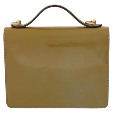 LOUIS VUITTON Monogram Vernis Monceau BB Bag 2way Veil Olive M91578 Auth BD1730 - 0