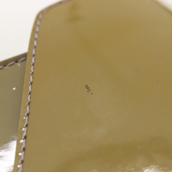 LOUIS VUITTON Monogram Vernis Monceau BB Bag 2way Veil Olive M91578 Auth BD1730