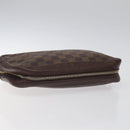 LOUIS VUITTON Damier Ebene Trousse Toilette Clutch Bag N47623 LV Auth BD1732-5
