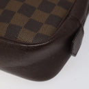 LOUIS VUITTON Damier Ebene Trousse Toilette Clutch Bag N47623 LV Auth BD1732-7