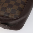LOUIS VUITTON Damier Ebene Trousse Toilette Clutch Bag N47623 LV Auth BD1732-14