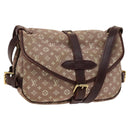 LOUIS VUITTON Monogram Idylle Saumur PM Shoulder Bag Sepia M40669 LV Auth BD1733-1