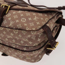 LOUIS VUITTON Monogram Idylle Saumur PM Shoulder Bag Sepia M40669 LV Auth BD1733-10