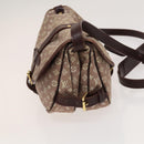 LOUIS VUITTON Monogram Idylle Saumur PM Shoulder Bag Sepia M40669 LV Auth BD1733-5