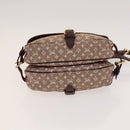 LOUIS VUITTON Monogram Idylle Saumur PM Shoulder Bag Sepia M40669 LV Auth BD1733-9